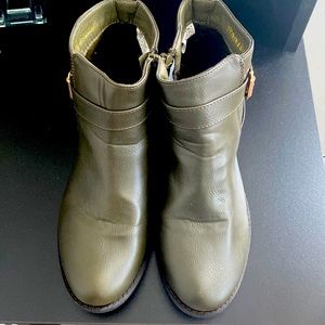 Army Green Casual Bootie